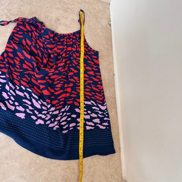 CAbi Smooch Cami Multicolor Printed Spaghetti Strap Womens Size S 5548 - Picture 10 of 14